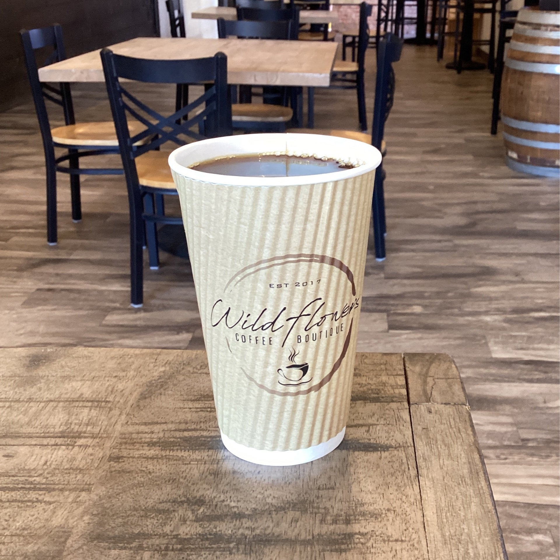 Americano Wildflowers Coffee Boutique